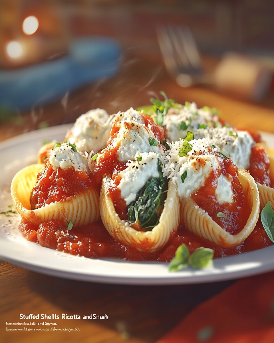 Gefüllte Muscheln mit Ricotta und Spinat – ein köstlicher Klassiker, der verführt - Image 1