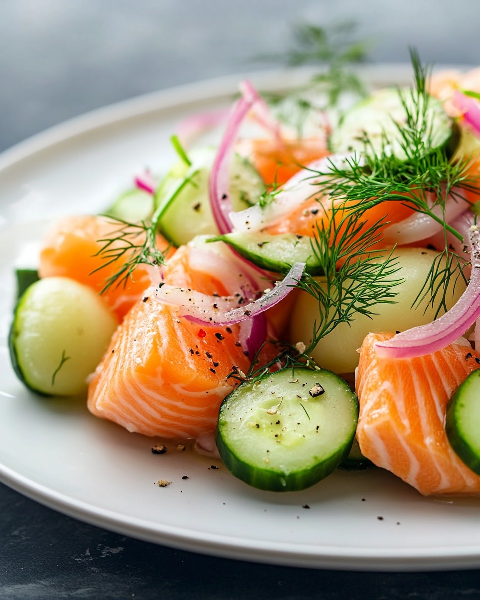 Leckere Russische Lachs-Kartoffelsalat – Frisch und Lecker - Image 1