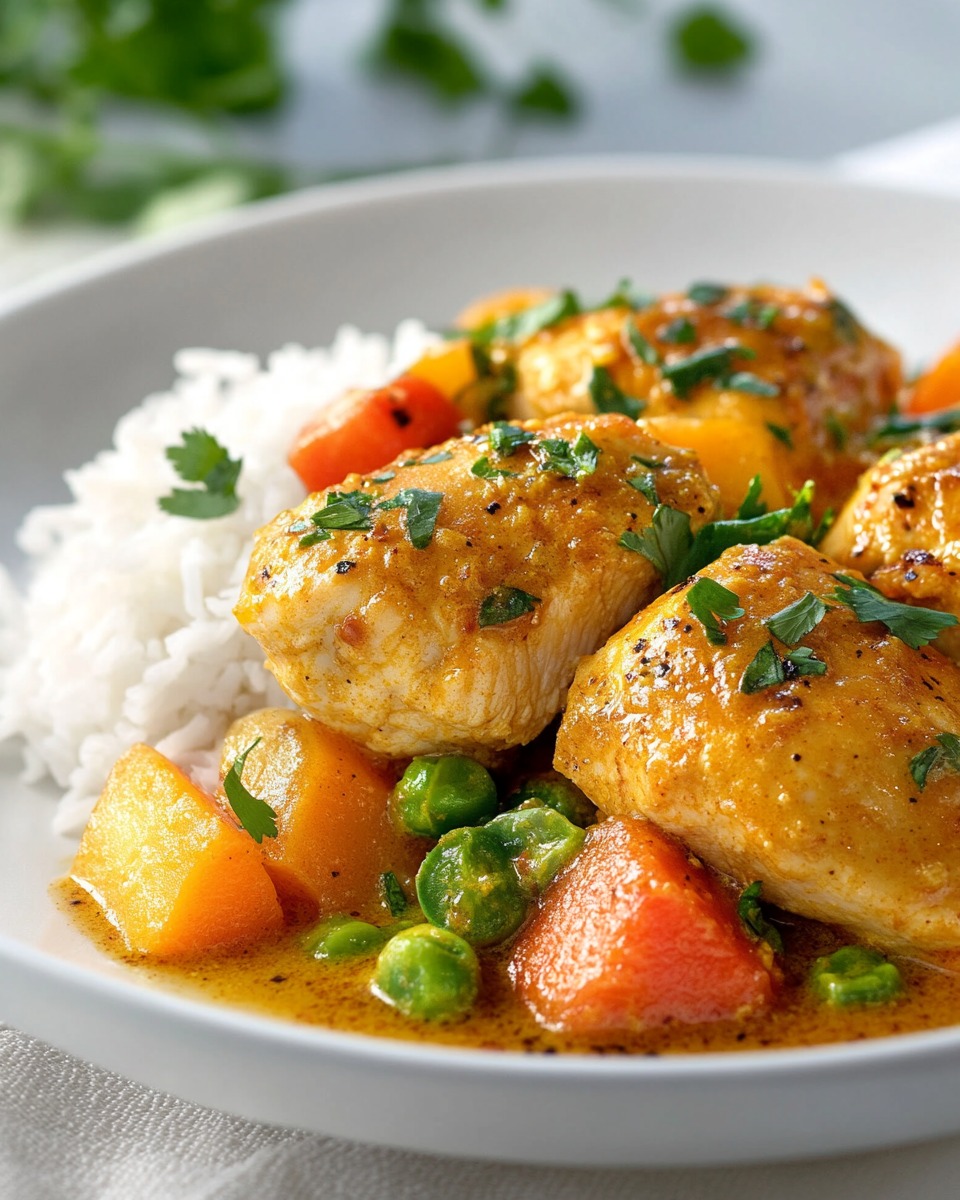 Crispy Chicken mit Currygemüse und Reis – ein aromatisches Komfortgericht - Image 2