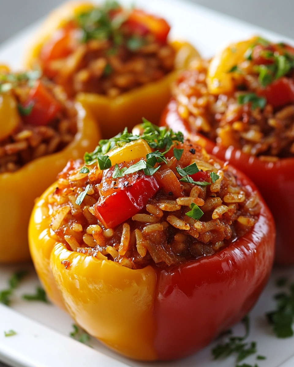 Schnelle gefüllte Paprika mit rotem Reis - Image 3