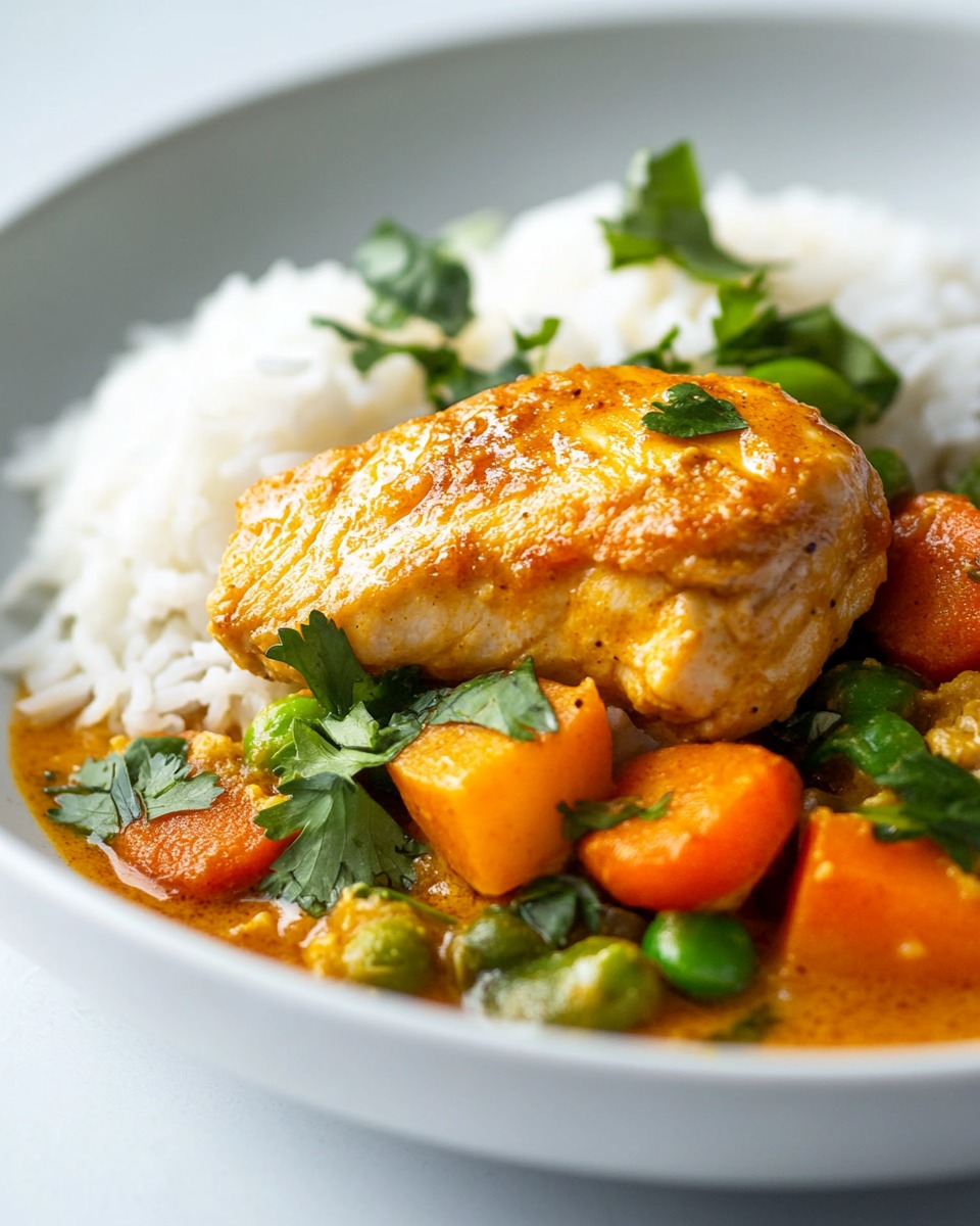 Crispy Chicken mit Currygemüse und Reis – ein aromatisches Komfortgericht - Image 3