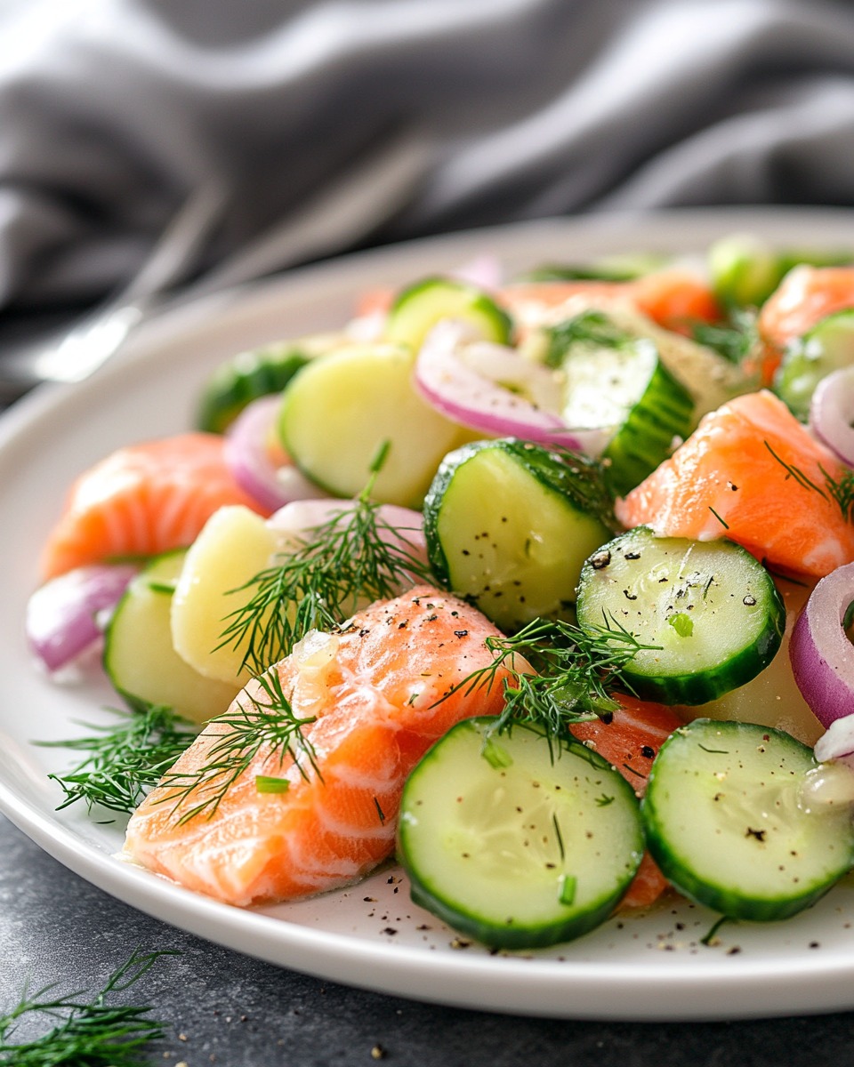 Leckere Russische Lachs-Kartoffelsalat – Frisch und Lecker - Image 3