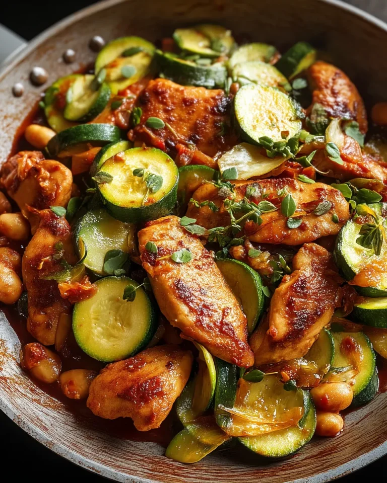Hähnchenpfanne mit Zucchini - Image 1