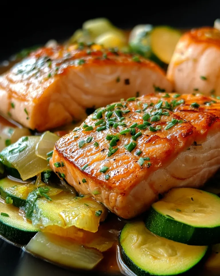Gebratener Lachs mit Zucchini - Image 1