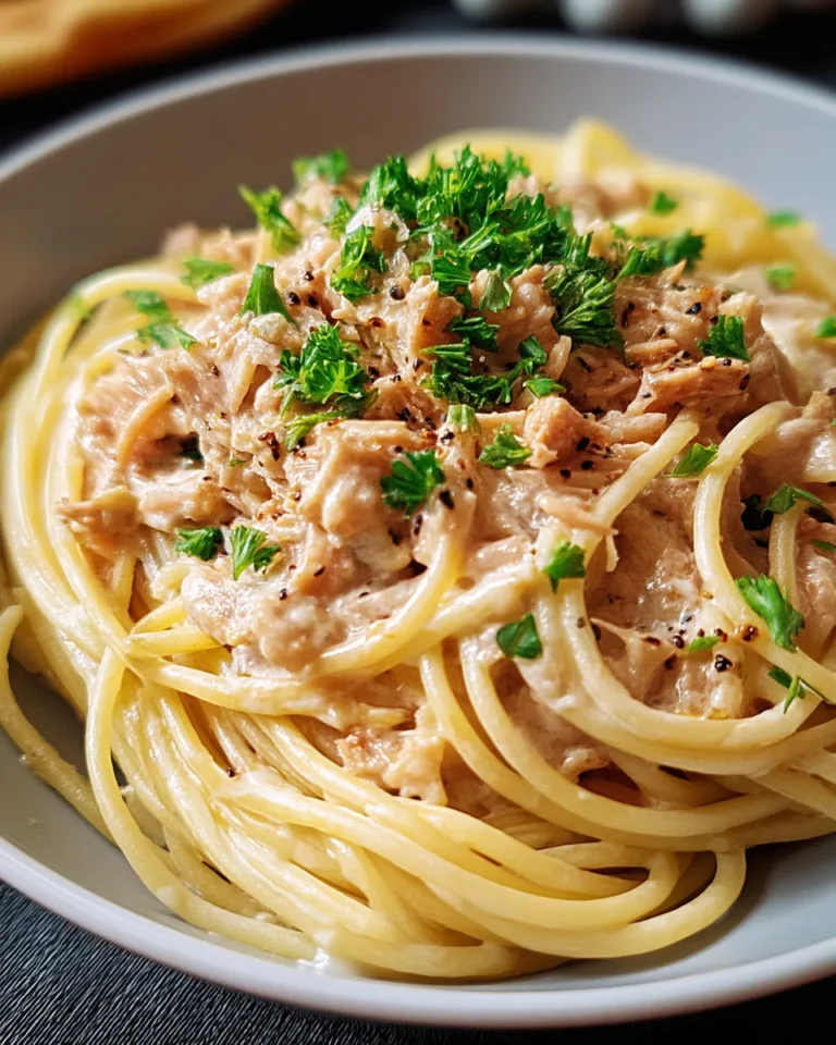 Thunfisch-Sahne-Soße mit Spaghetti - Image 1