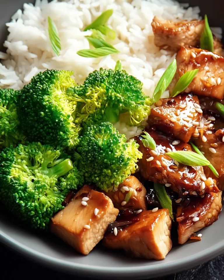 Hähnchen Teriyaki mit Brokkoli und Reis - Image 1