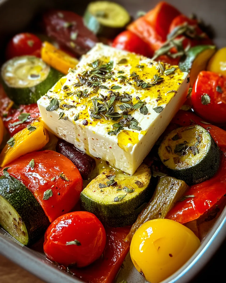 Gebackener Feta auf mediterranem Gemüse - Image 1
