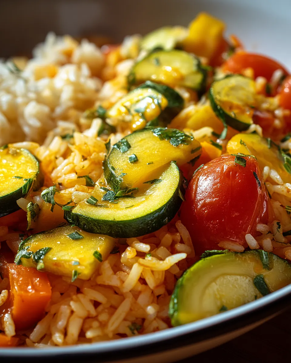 Zucchini, Tomaten, Reis - Image 1