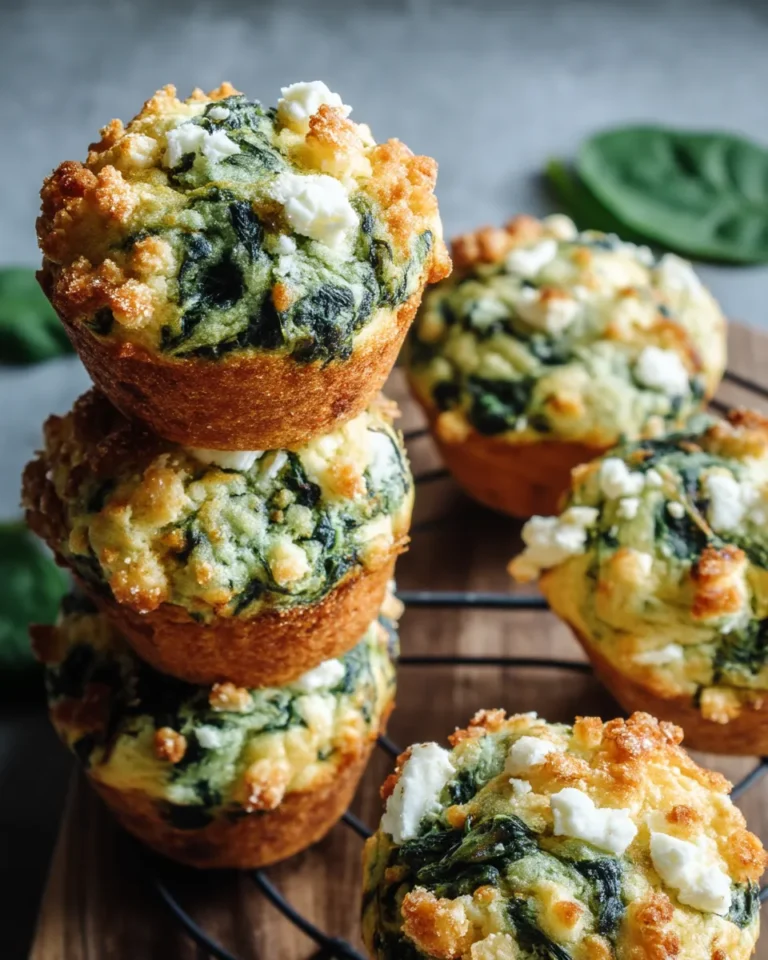 Spinat-Feta-Muffins mit doppelt Käse und Crunch - Image 1