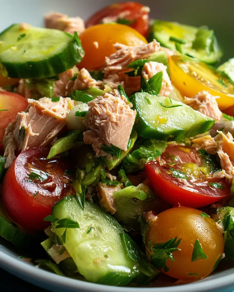 Schneller Thunfischsalat mit Gurke und Tomate - Image 1