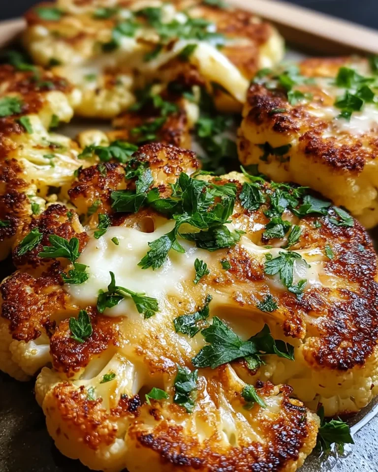Gebackenen Mozzarella Blumenkohlsteaks - Image 1