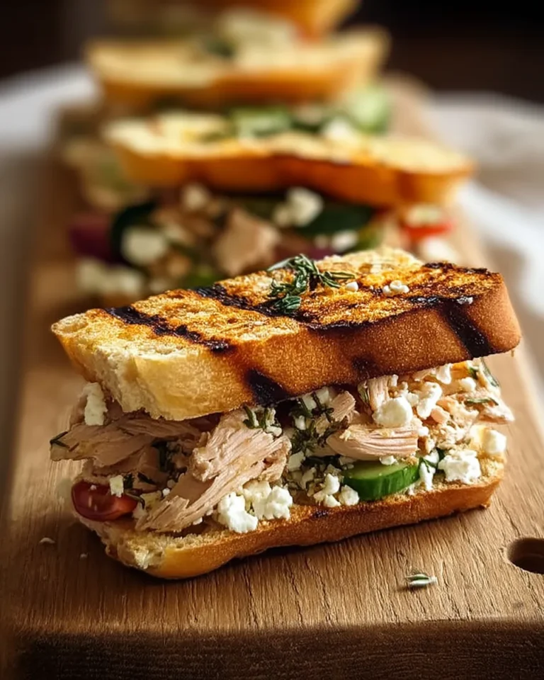 Gegrilltes Thunfisch Sandwich mit Feta - Image 1