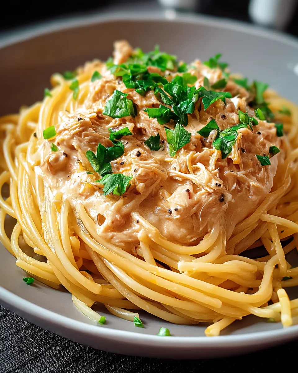 Thunfisch-Sahne-Soße mit Spaghetti - Image 2