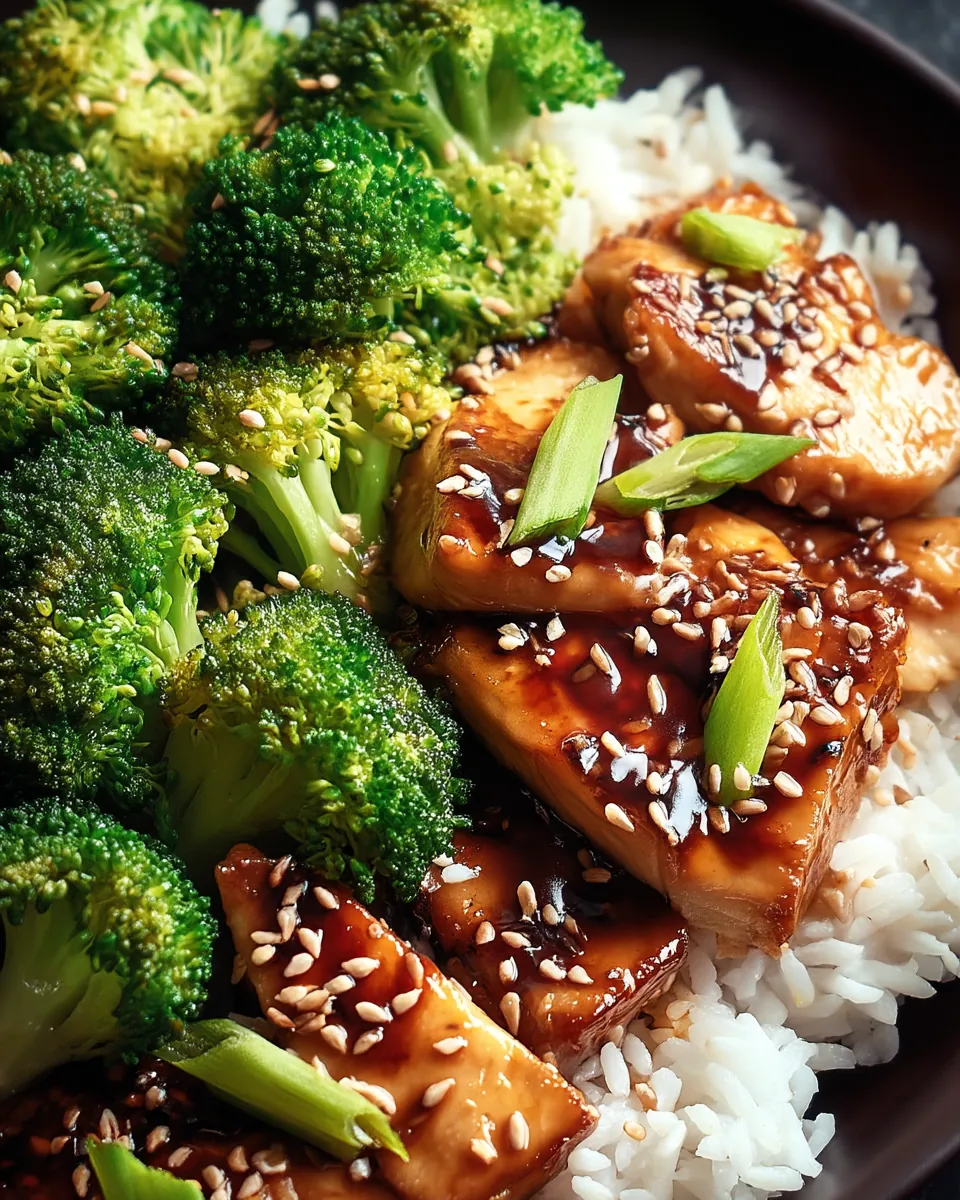 Hähnchen Teriyaki mit Brokkoli und Reis - Image 2