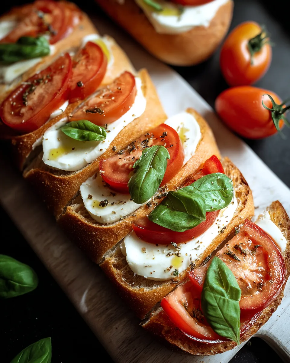 Schnelles Tomaten-Mozzarella-Baguette - Image 2