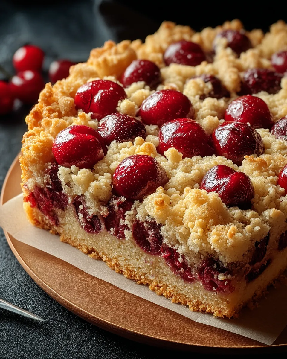 Streuselkuchen mit Kirschen vom Blech - Image 2
