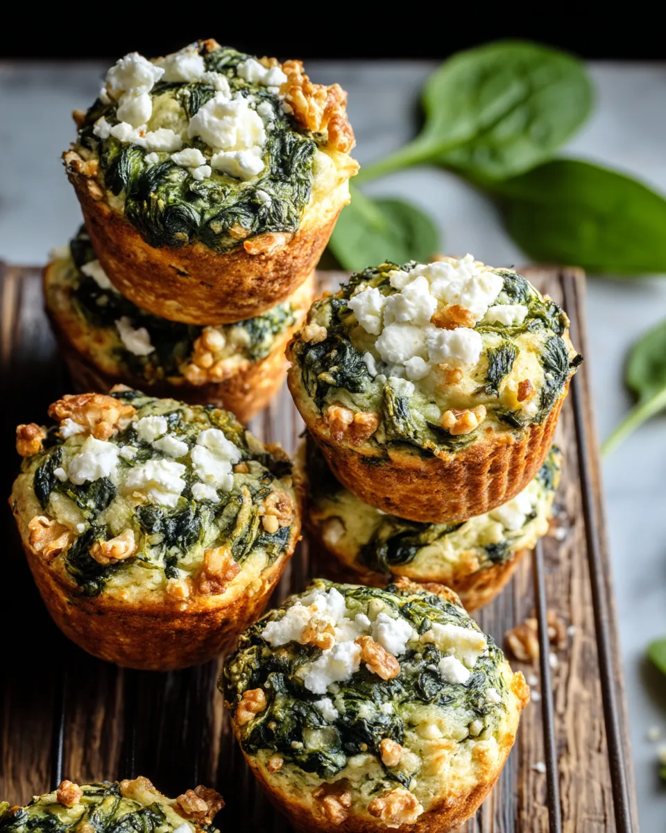 Spinat-Feta-Muffins mit doppelt Käse und Crunch - Image 2