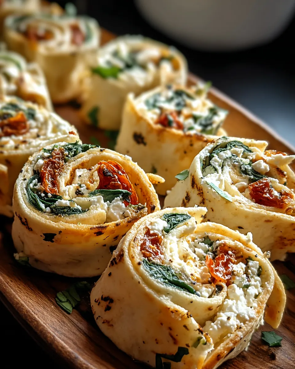 Tortilla-Rollen mit Feta - Image 2