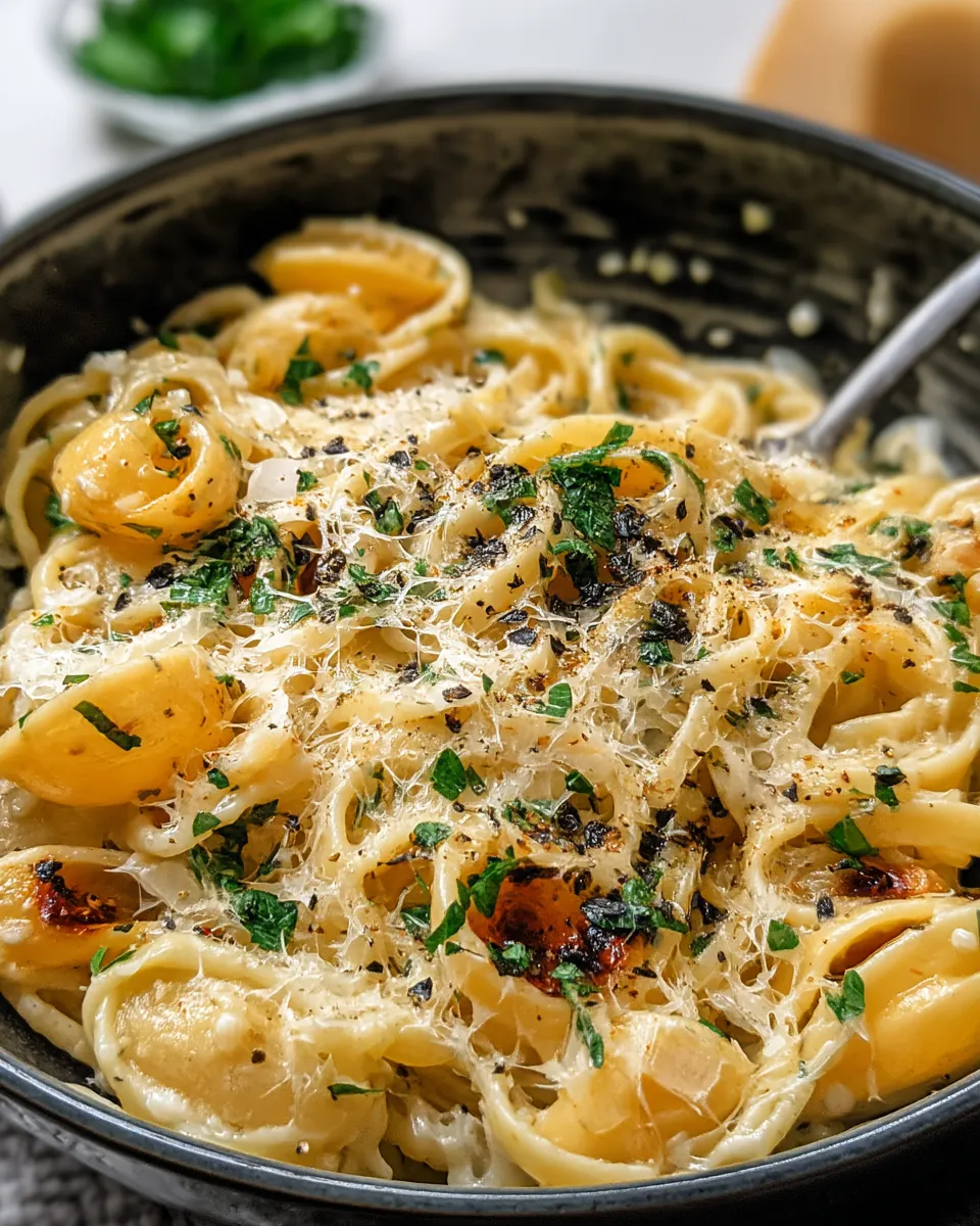 One Pot Knoblauch Käse Pasta - Image 2