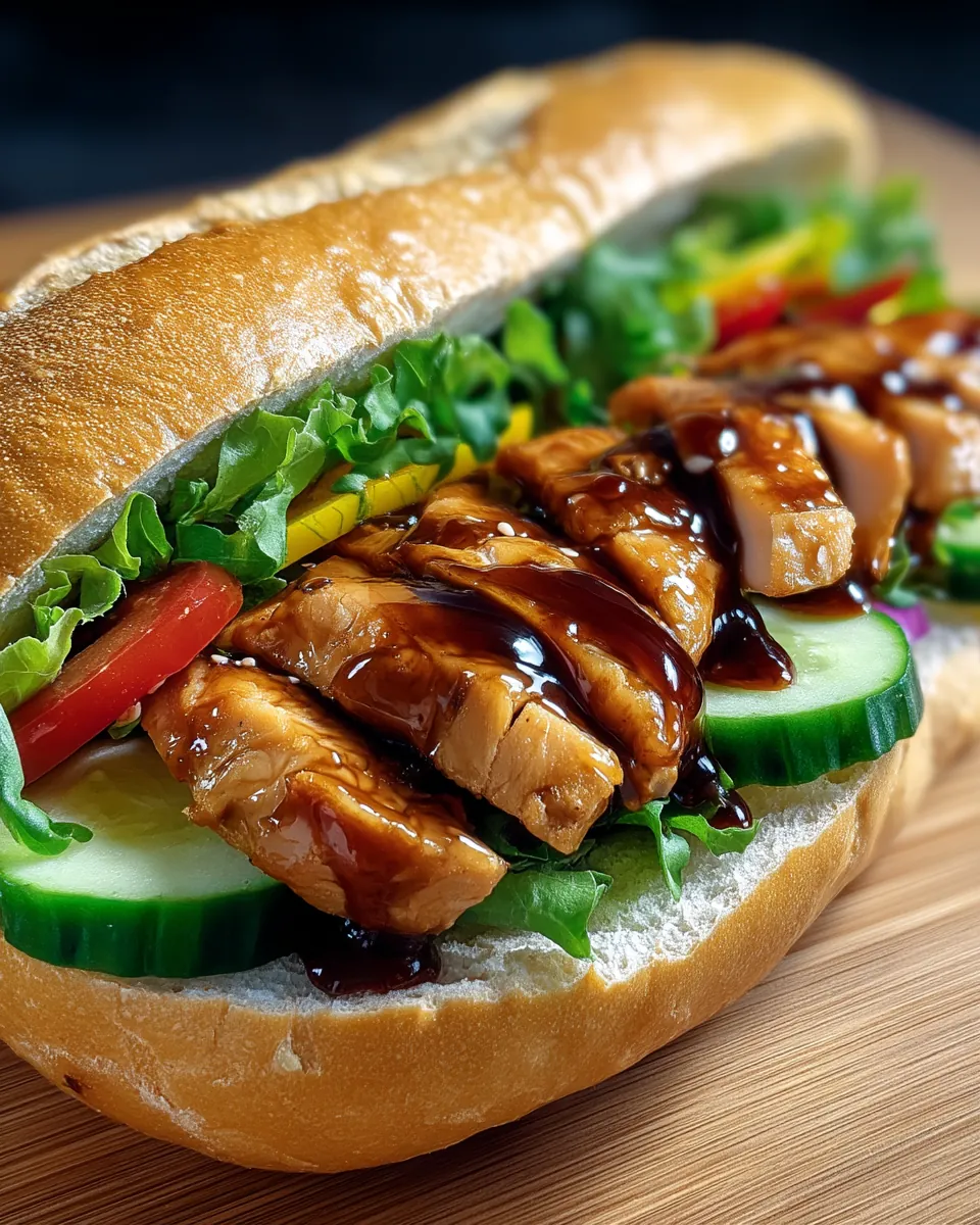 Chicken Teriyaki Sandwich wie von Subway - Image 2